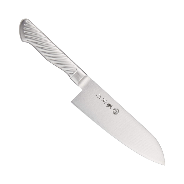 Tojiro Fujitora DP 3-Layer VG10 Santoku 170 mm Tornado-Pattern Handle FU-895