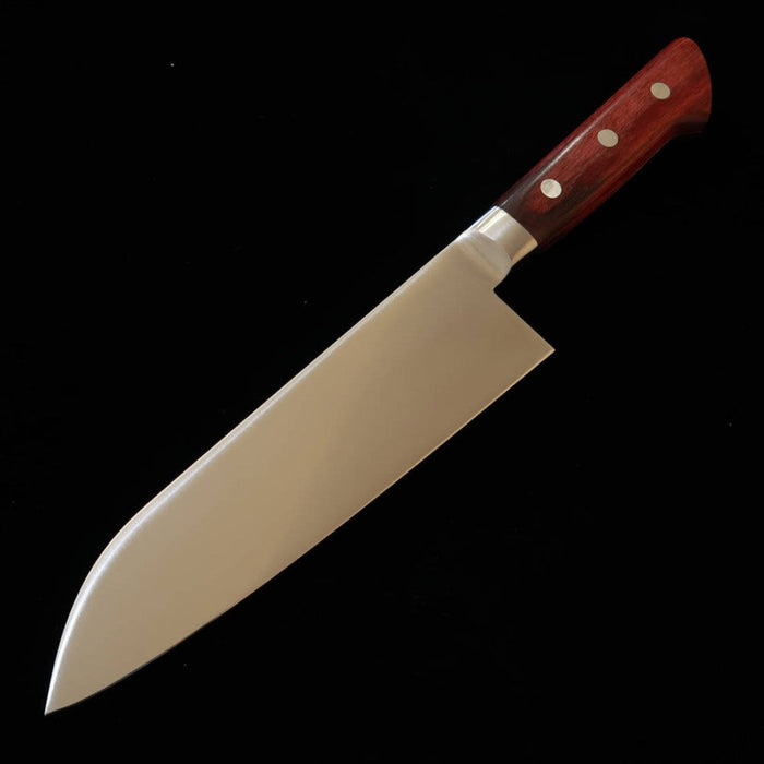SEKI SOUMA Molybdenum Steel Red plywood handle Santoku Knife 175 mm
