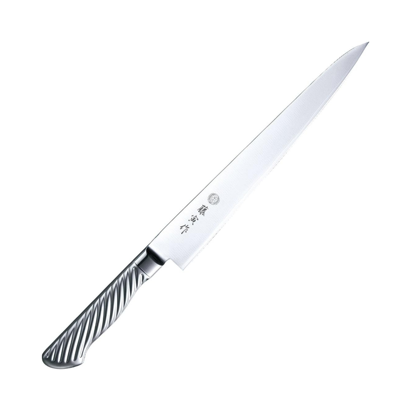 Tojiro Fujitora DP 3-Layer VG10 Slicer Sujihiki 240 mm Tornado-Pattern Handle FU-886