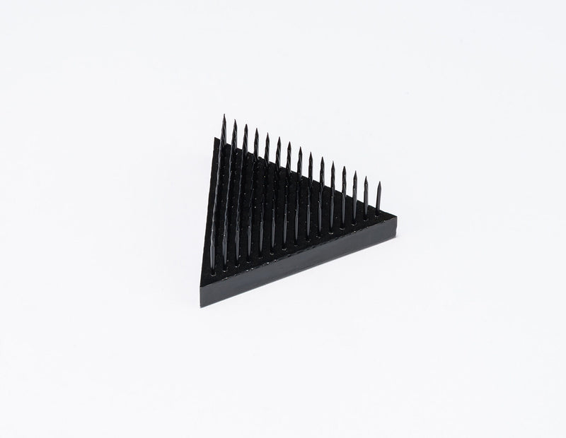 ISHIZAKI RIN Stainless Steel Triangle or Hexagon Ikebana Kenzan Black