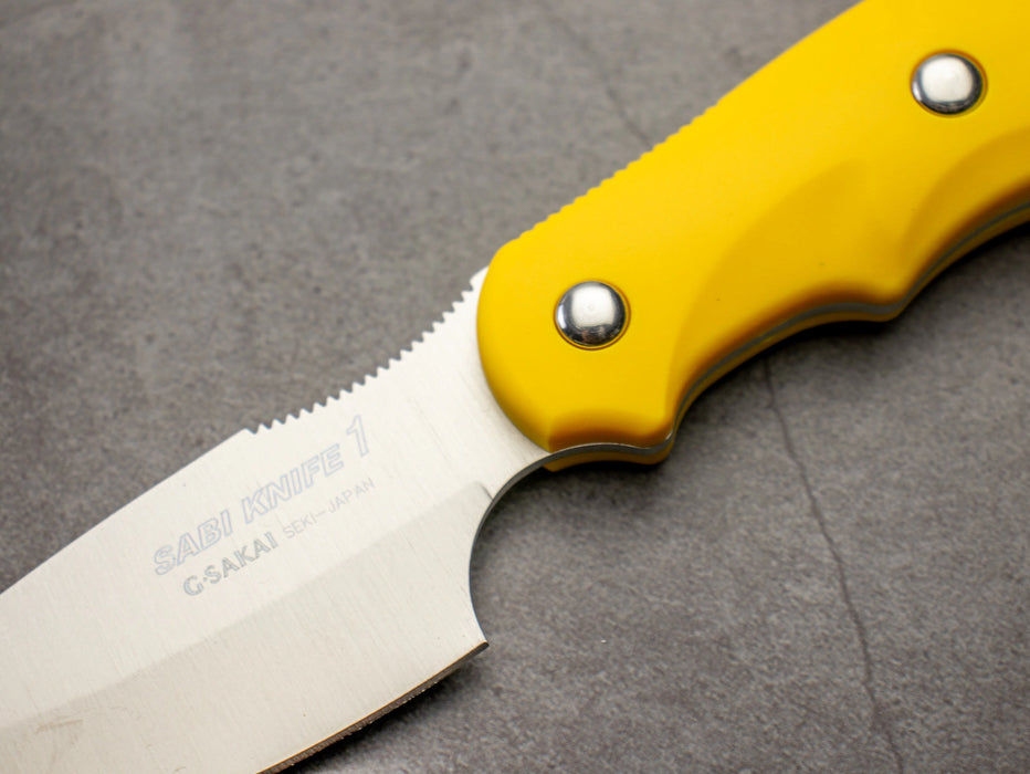 G.SAKAI Sabi Knife 1 - Straight Blade Black or Yellow