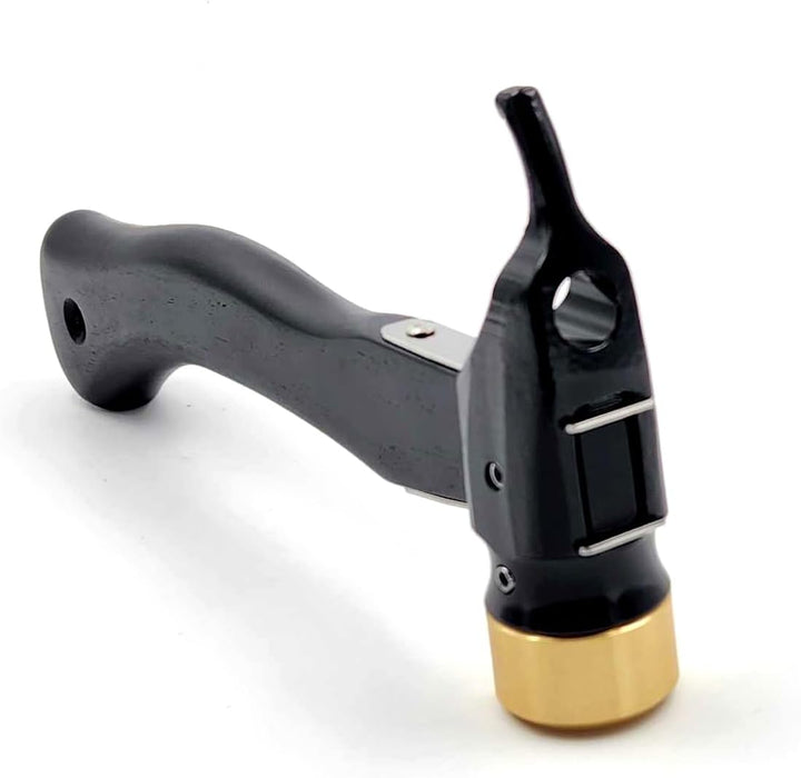 Forged Tent Peg Hammer Black Cation Electrode Coating & Brass Head Made in Tsubame-Sanjo　