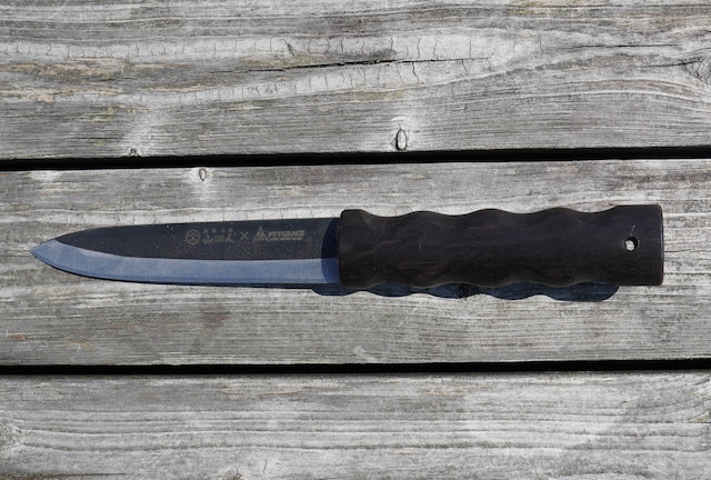 Multipurpose Outdoor Camp Knife White Steel Blade 135 mm Made in Tsubame Japan