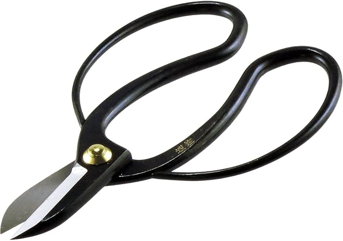 TSURUMAKI BAIRYU Flower Arrangement Scissors 165 mm Forged Polished Type No.1012