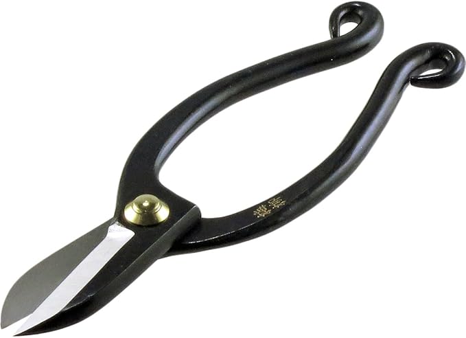 TSURUMAKI BAIRYU Flower Scissors 165 mm Forged Polished Type No.1015