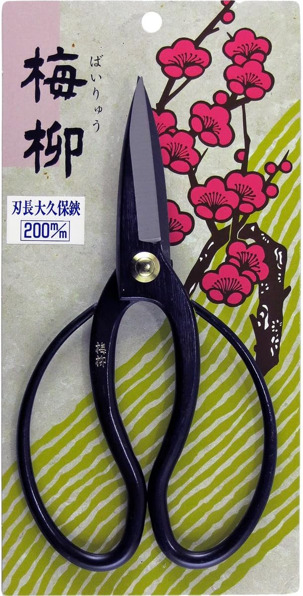 TSURUMAKI BAIRYU Long Blade Okubo Scissors  200 mm No. 1005