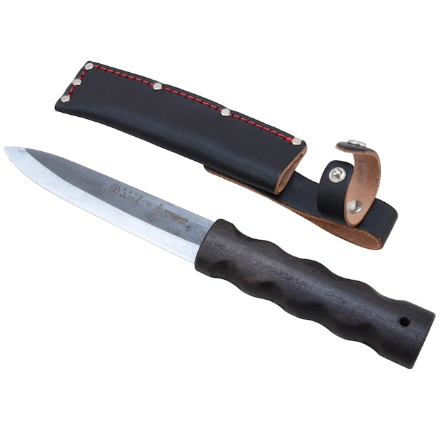 Multipurpose Outdoor Camp Knife White Steel Blade 135 mm Made in Tsubame Japan