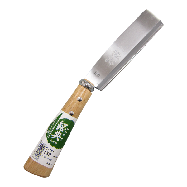KANENORI Sports Hatchet with Wooden Sheath Forged Steel Single-edge 150 mm C-101