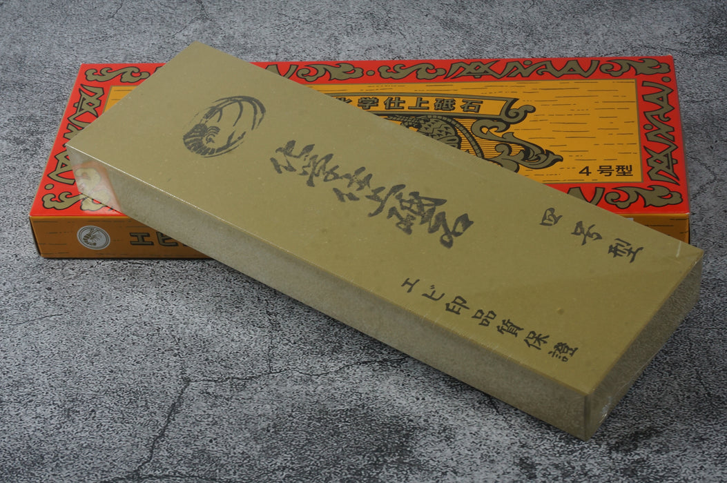 Naniwa #4000 IE-0400 Chemical Whetstone with A3-4 Shrimp Seal for Finishing