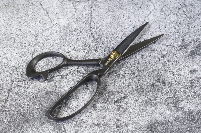 Hasami Masamune / Yoshioka Hamono 190 mm Tailor Scissors HOSOZAIKU-BLACK No.321