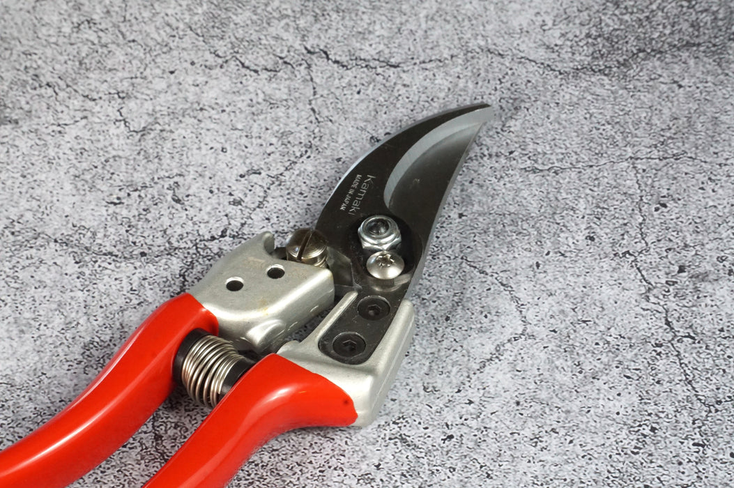 Kamaki Forged Aluminum Pruning Shears Hard Chrome Blade Bypass Type Total Length 190 mm No. 877