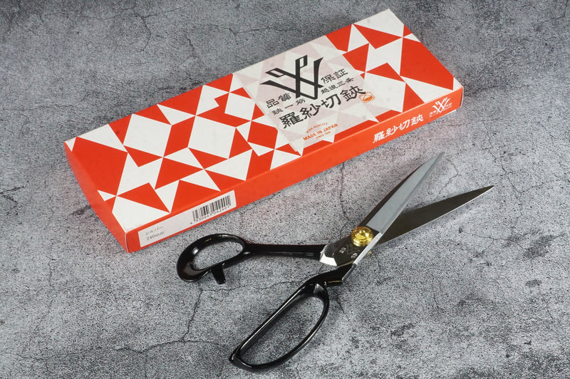 Diawood Silver Fabric Tailor Scissors White Steel 260 mm