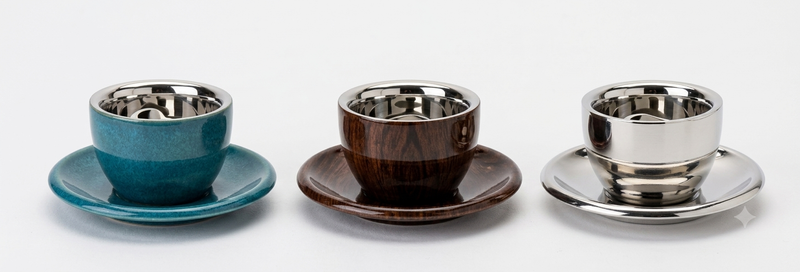 ARTiSAN ORI-EN Stainless Latte Cup with Saucer
