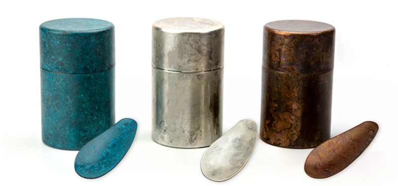 ARTiSAN ORI-EN Tea Caddy and Tea Scoop Set