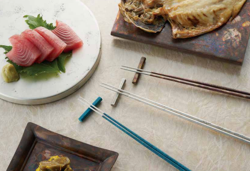 ARTiSAN ORI-EN Japanese Style Chopsticks & Chopstick Rest Set