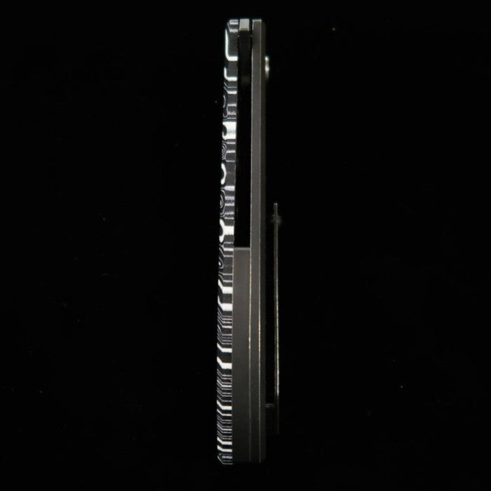 Nigara Folding Knife SG2 Black Hammered Blade G10 Handle Blade Length 100 mm