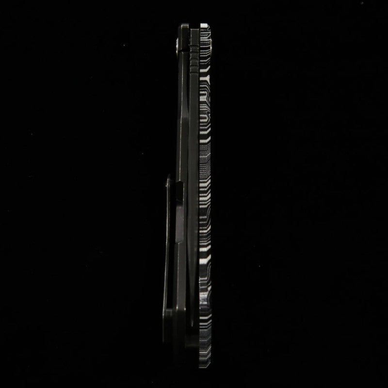 Nigara Folding Knife SG2 Black Hammered Blade G10 Handle Blade Length 100 mm