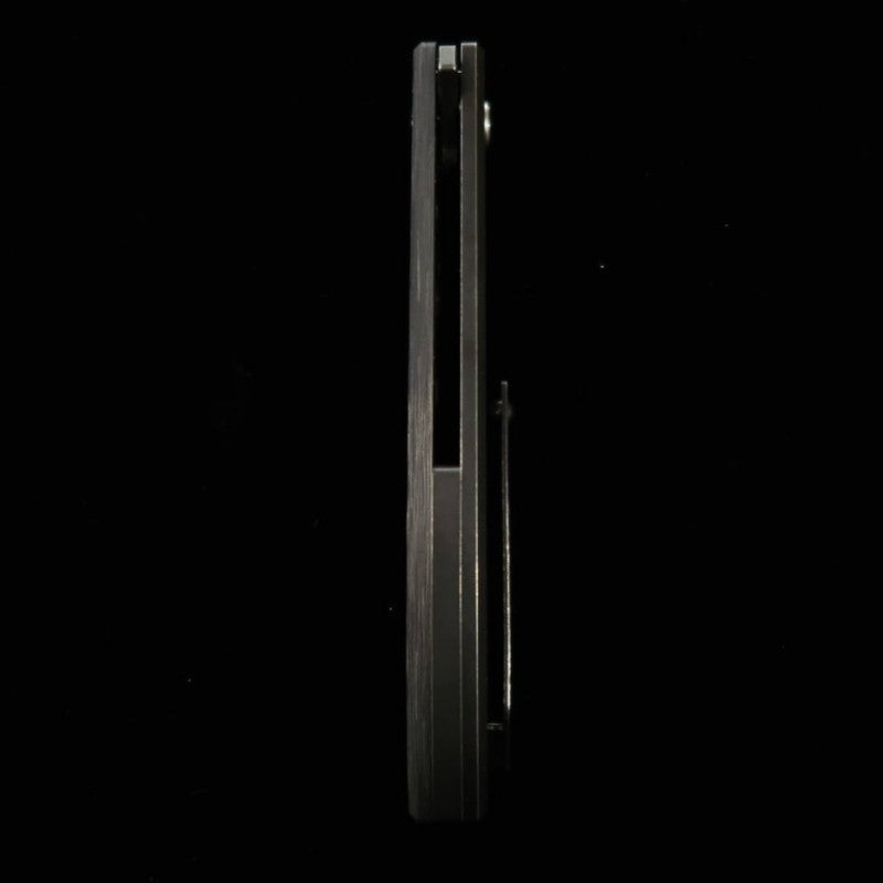 Nigara Folding Knife SG2 Black Hammered Blade Carbon Handle Blade Length 100 mm