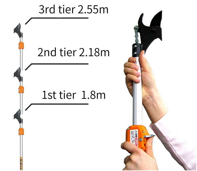 NISHIGAKI Futomaru Large Branch Lopper Telescopic Model 1.8 - 2.55 m N-160
