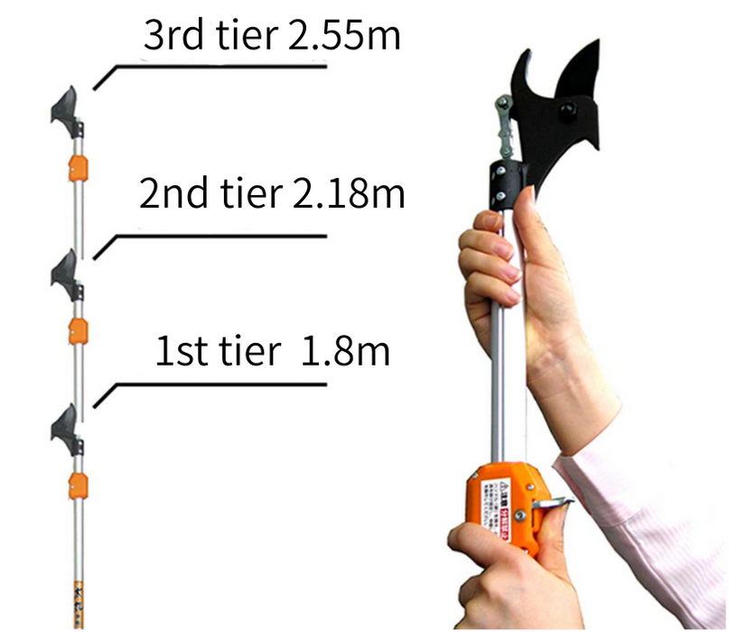 NISHIGAKI Futomaru Large Branch Lopper Telescopic Model 1.8 - 2.55 m N-160