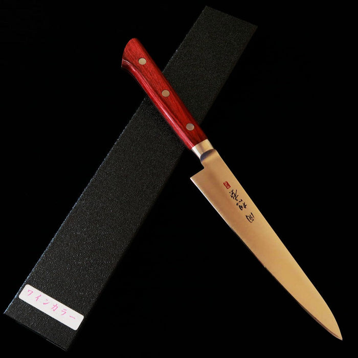 SEKI SOUMA Molybdenum Steel Red plywood handle Petty Knife 150 mm