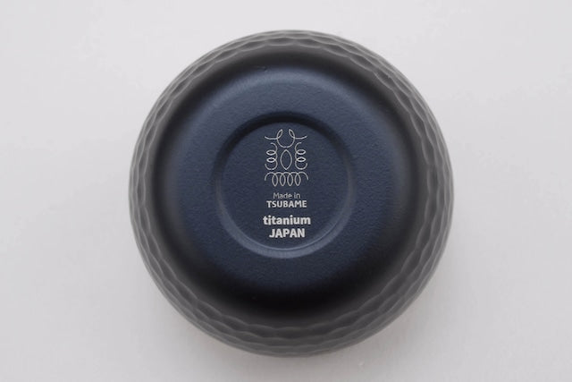 Titanium Hammered Sake Cup Double-Wall 80 ml Made in Tsubame Japan