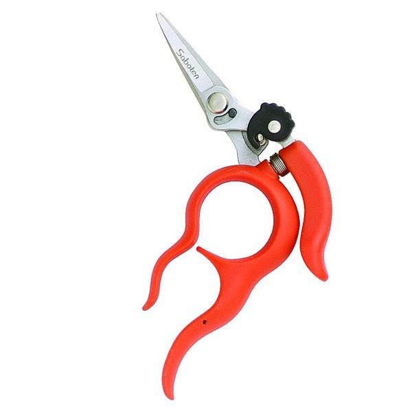Saboten Harvest Scissors One-push Cutting Type Stainless Steel No.1318S