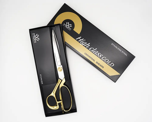 Diawood High Class Fabric Tailor Scissors Stainless 18Cr SLD 260 mm Gold