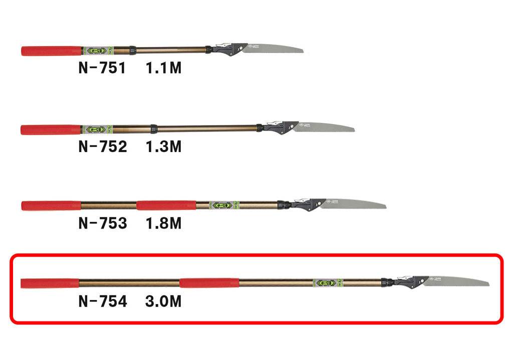 NISHIGAKI Pruning Saw Nobinoko 3000 mm N-754