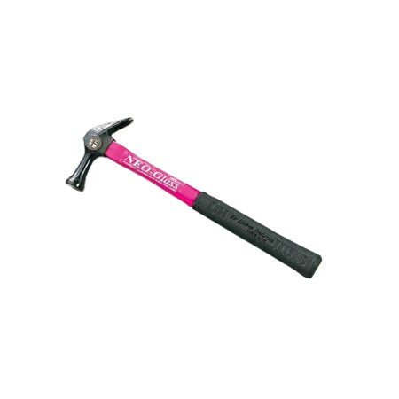 DOGYU Fiberglass Handle Japanese Framing Hammer Neo Fiberglass Small Flat Pink Diameter 27mm Color 01034