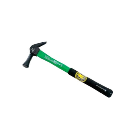 DOGYU Fiberglass Handle Japanese Framing Hammer Neo Fiberglass Small Nonslip Green Diameter 27mm With Magnet 01058