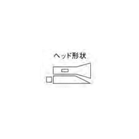 DOGYU Wood Handle Tonkachi Hammer (Brick Hammer) 24mm Diameter 24 x 24mm Blade Width 60mm 00122