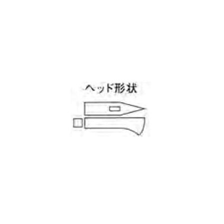 DOGYU Wood Handle Tonkachi Hammer (Brick Hammer) 24mm Diameter 24 x 24mm Blade Width 50mm 00124