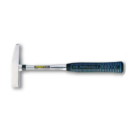 DOGYU Hammer For Sheet Metal Pipe Handle Roofer Hammer Diameter 22 x 22mm 01274 [Hammer For Roof Sheet Metal With Chrome Plating]