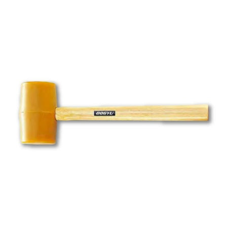 DOGYU Rubber Flooring Hammer Medium (450g) Diameter 60mm 01361