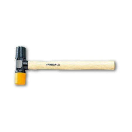 DOGYU Resin Face Hammer Combination Hammer 0.5 Pounds Diameter 26mm Total Head Length 85mm 01600