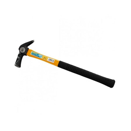 DOGYU Fiberglass Handle Japanese Framing Hammer With Magnet Square Handle 450 Flat Diameter 29mm 01765