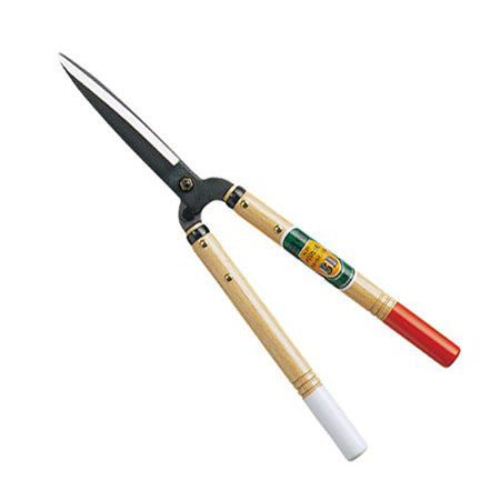 Okatsune Shrub Shears Short Handle for Trimming Hedges No.216