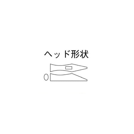 DOGYU Carpenter's Genno Series Fiberglass Handle KANAZUCHI Hammer 21mm Diameter 25 x 23mm 00652