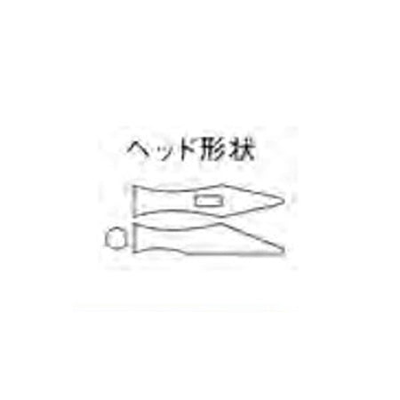 DOGYU Hammer Carpenter's Genno Series FUNATE Hammer Medium Diameter 32mm 00320