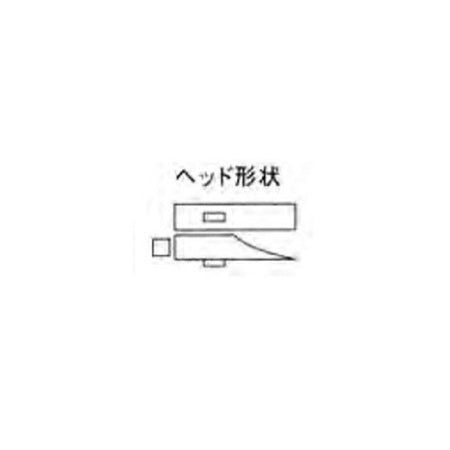 DOGYU Wood Handle Tonkachi Hammer (Brick Hammer) 21mm Diameter 21 x 21mm Blade Width 27mm 00486