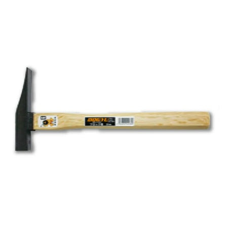 DOGYU Wood Handle Tonkachi Hammer (Brick Hammer) 21mm Diameter 21 x 21mm Blade Width 27mm 00486