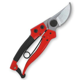 Kamaki Powerful Type Pruning Shears Red Handle Bypass Type Total Length 180 mm No. P-870B