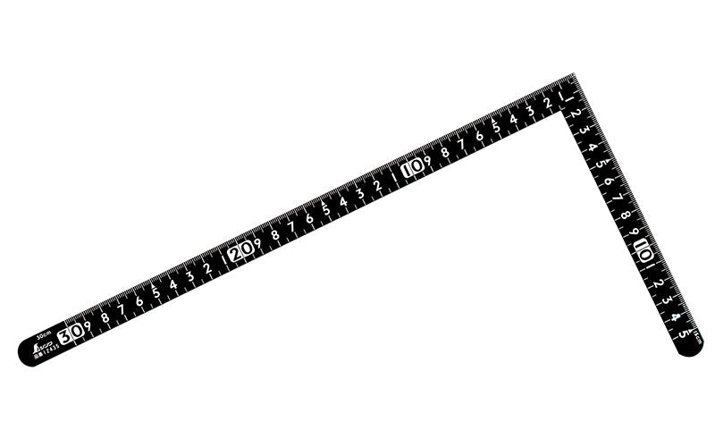 ナンダルルン⭐︎ SHINWA 12435 Small Square Black 30 x 15 cm — Salamander Tools
