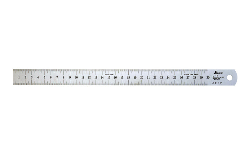 SHINWA 15067 Molding Rule 30 cm 10/1000