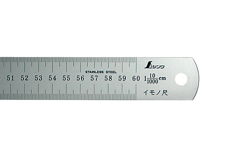 SHINWA 16063 Molding Rule 60 cm 10/1000