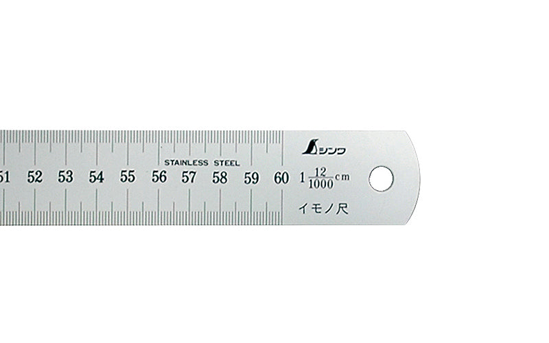 SHINWA 16071 Molding Rule 60 cm 12/1000