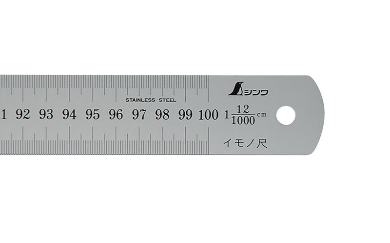 SHINWA 17086 Molding Rule 1 m 12/1000