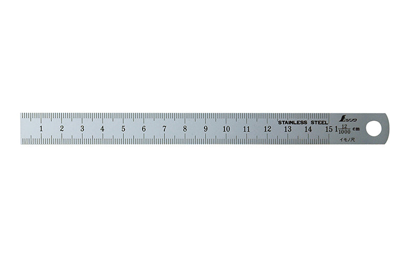 SHINWA 18023 Molding Rule 15 cm 12/1000