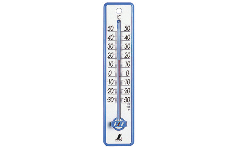 SHINWA 48351 Plastic Thermometer 20 cm Blue